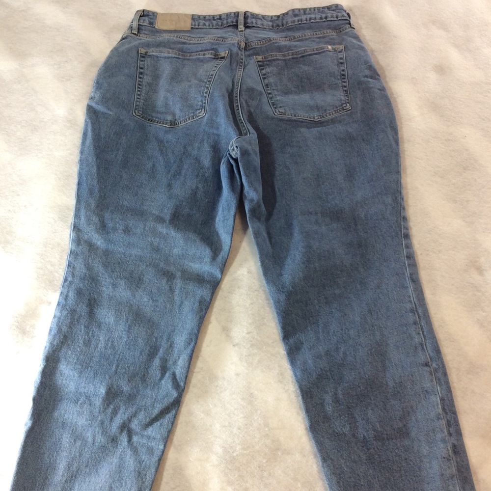 Everlane Women's Plus Straight Leg Blue Jeans waist 33 gently used #319 - Picture 2 of 9